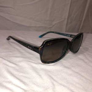 Maui Jim cloud break turquoise sunglasses